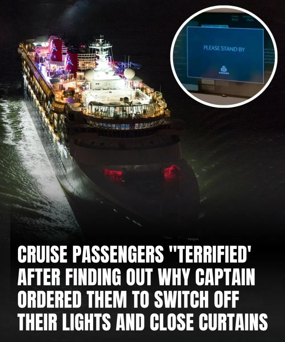 The Horrifying Reason Behind The Request That Cruise Ship Passengers Shut Off Lights And Draw Curtains When Traversing Specific Waters