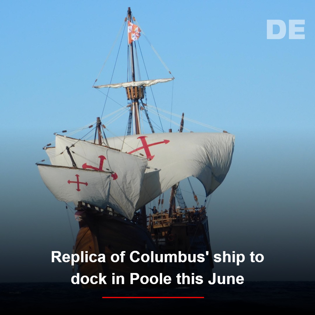 Tall ship Nao Santa Maria to dock in Poole this June
