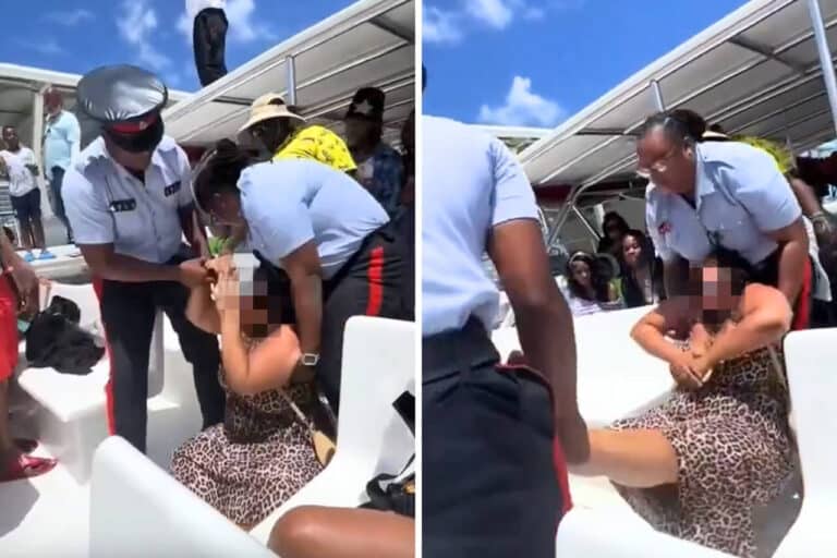 Woman Carried Off During Carnival Cruise